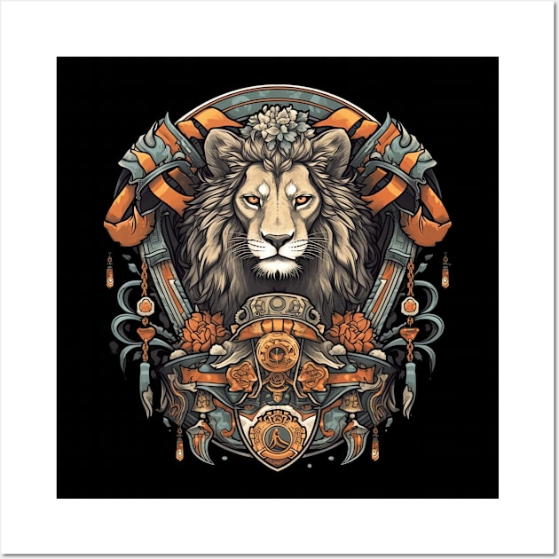 Another award-winning design - This one has a Lion on it Wall Art by DanielLiamGill